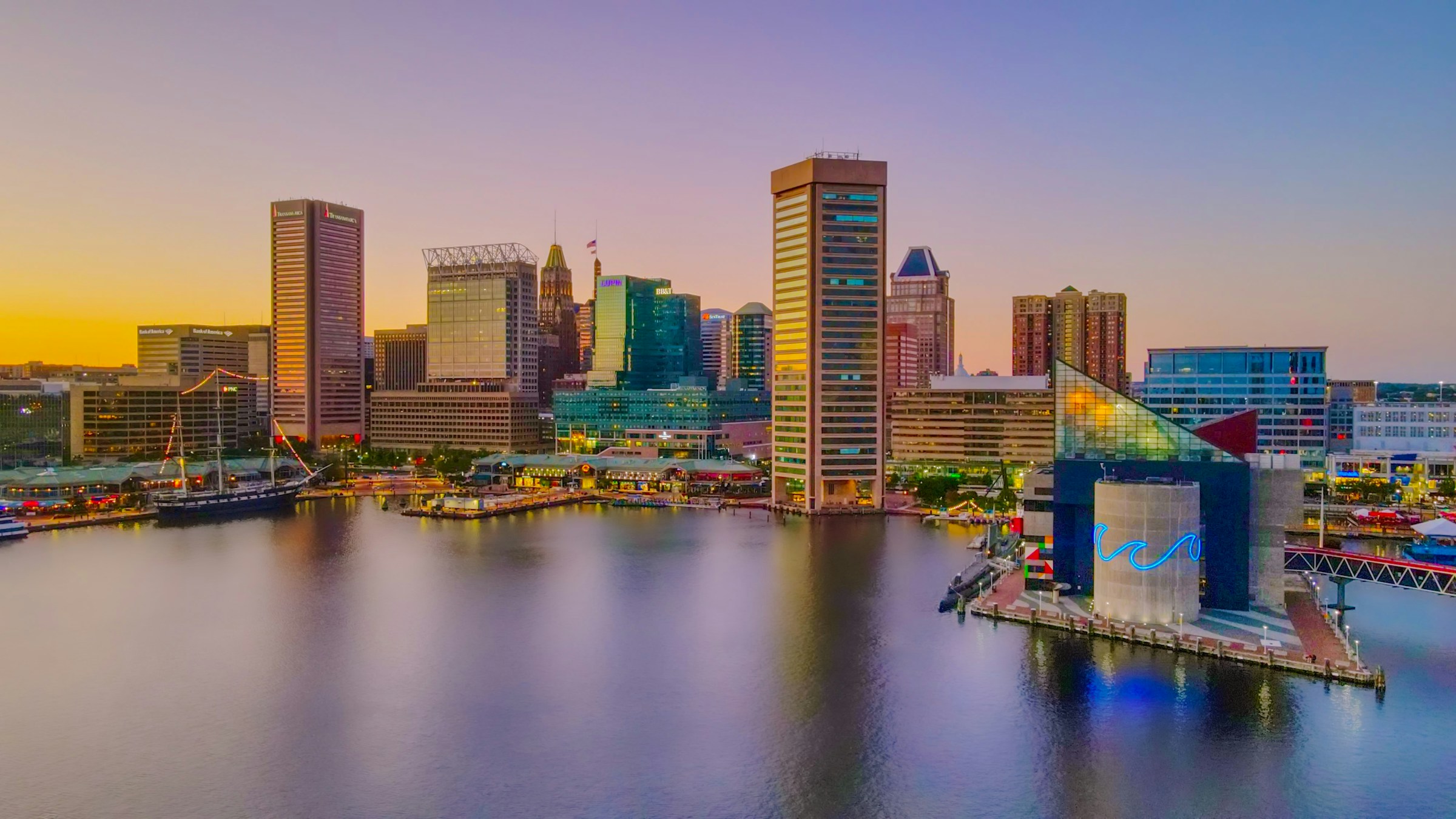 Baltimore Inner Harbor skyline